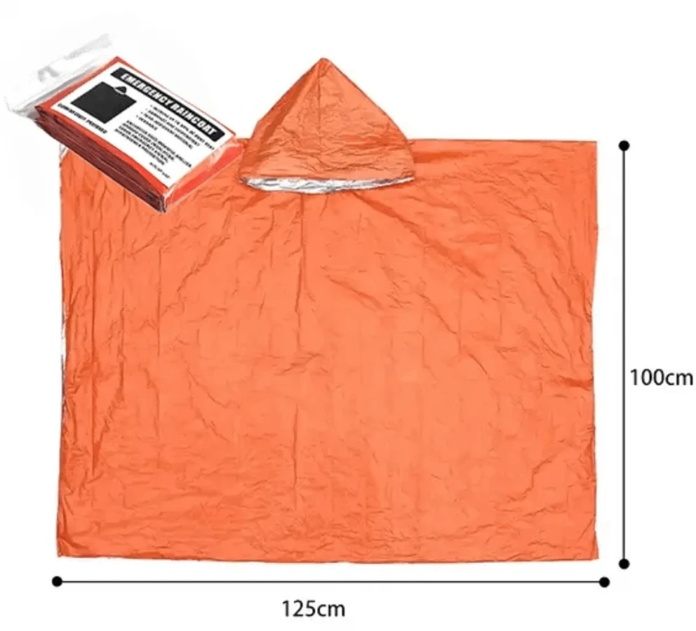 Tomaz Sport Apsiaustas nuo lietaus Essential Survival Rain Žalias