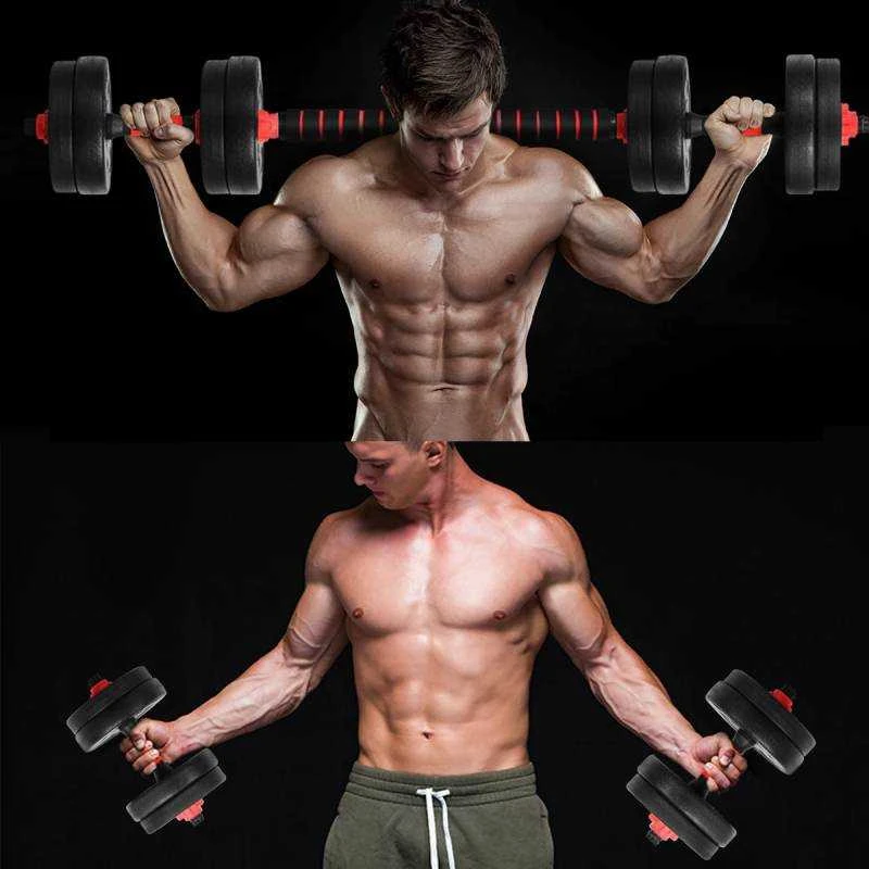 Tomaz Sport Keičiamo Svorio Hantelių ir Štangos Komplektas, 20 kg