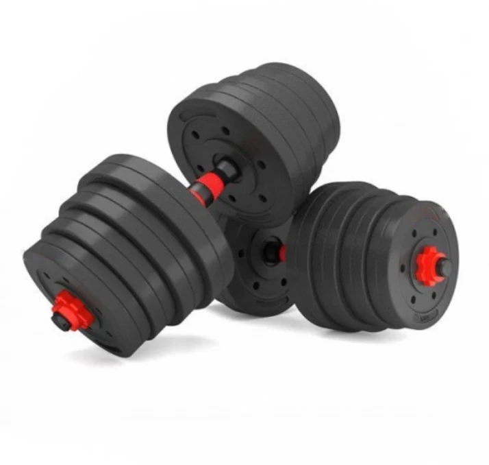 Tomaz Sport Keičiamo Svorio Hantelių ir Štangos Komplektas, 30 kg