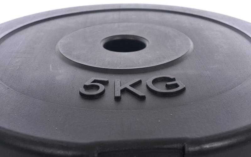 Tomaz Sport Cementinis svorio diskas grifams Ir ganteliams 5kg (31,5mm)