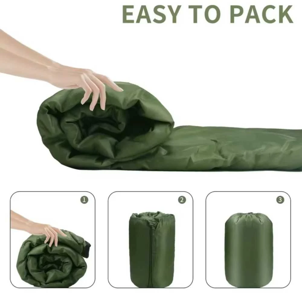 Turistinis miegmaišis-antklodė 2in1 Tomaz Sport 80x190, +10 /-10c