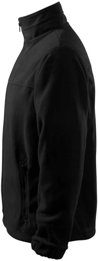 Vyriškas Flisinis Džemperis RIMECK Jacket 501, Juodas 280 g/m²