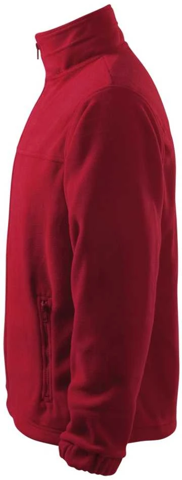Vyriškas Flisinis Džemperis RIMECK Jacket 501, Marlboro Raudona 280 g/m²