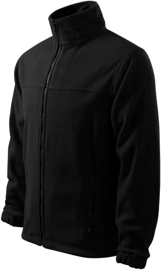Vyriškas Flisinis Džemperis RIMECK Jacket 501, Juodas 280 g/m²