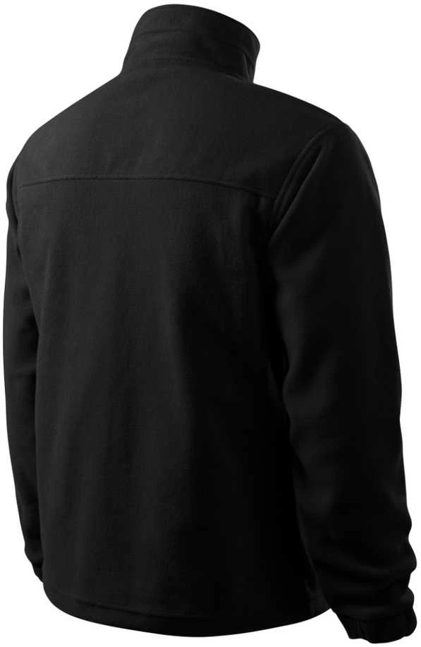 Vyriškas Flisinis Džemperis RIMECK Jacket 501, Juodas 280 g/m²