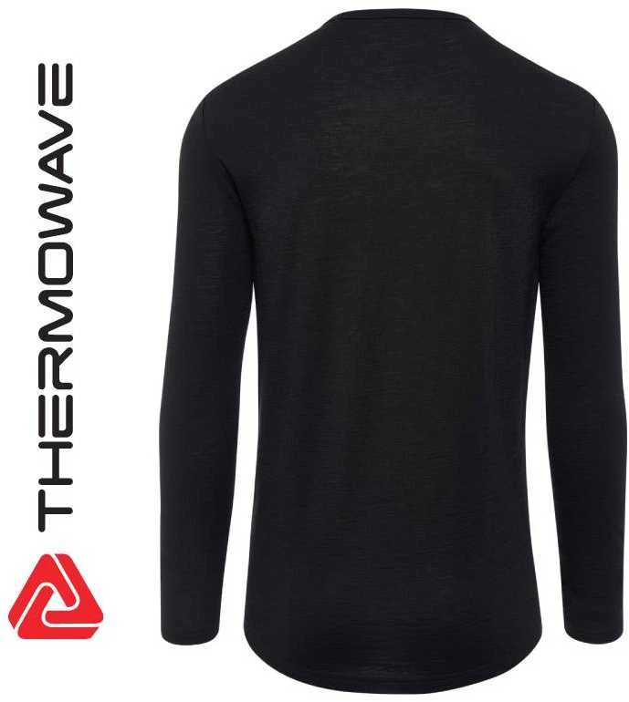 Vyriški Apatiniai Termo Marškinėliai THERMOWAVE Merino ONE50 Ilgomis Rankovėmis