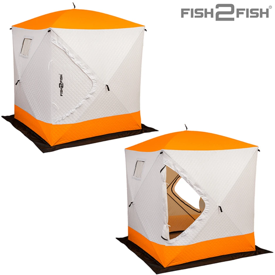 Žieminė Palapinė su Pašiltinimu Fish2Fish Cube II, Dydis 180x180x195