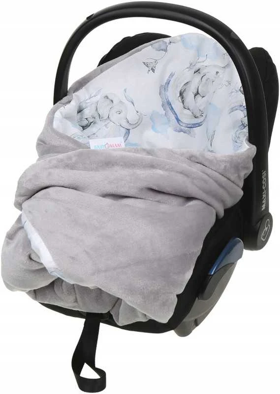 Babymam Automobilinės kėdutės antklodė - įdėklas, 100x100 cm