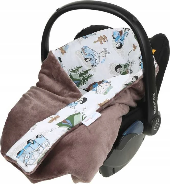 Babymam Automobilinės kėdutės antklodė - įdėklas, 100x100 cm