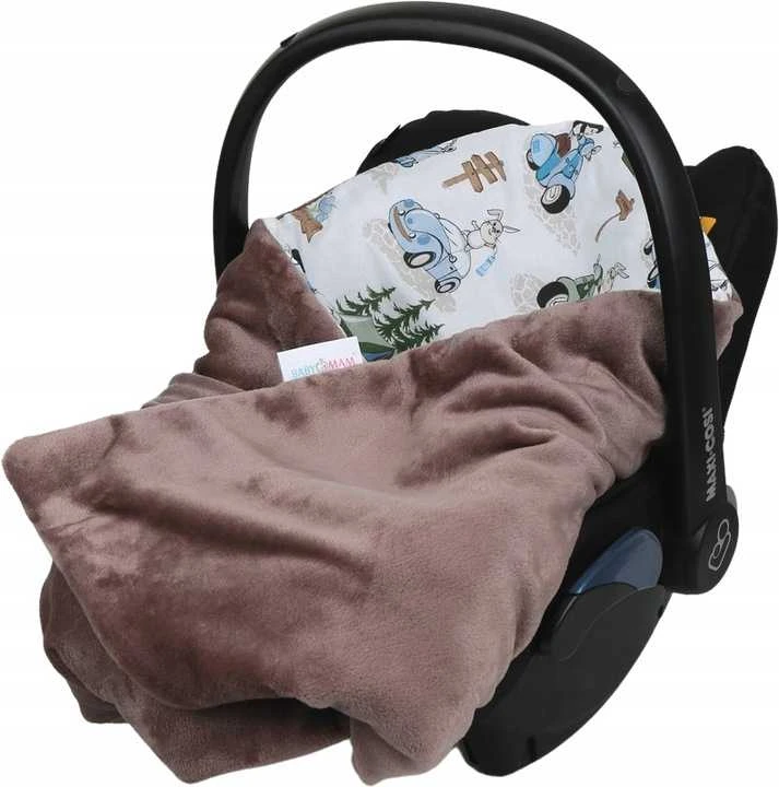 Babymam Automobilinės kėdutės antklodė - įdėklas, 100x100 cm