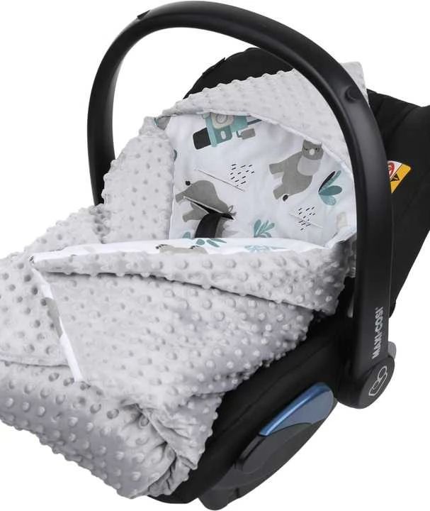 Babymam Automobilinės kėdutės antklodė - įdėklas, 80x80 cm