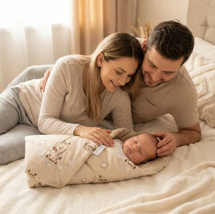 Babymam dvipusis kūdikio vokelis - antklodė