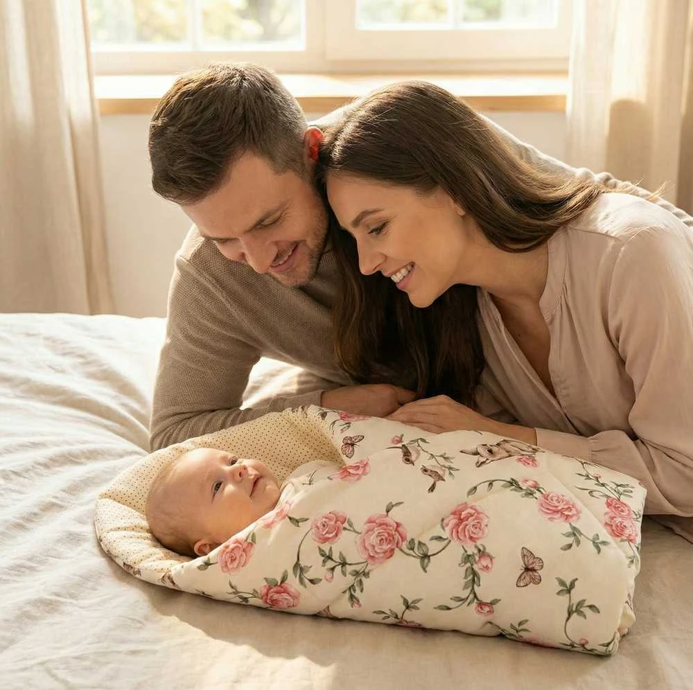 Babymam dvipusis kūdikio vokelis - antklodė
