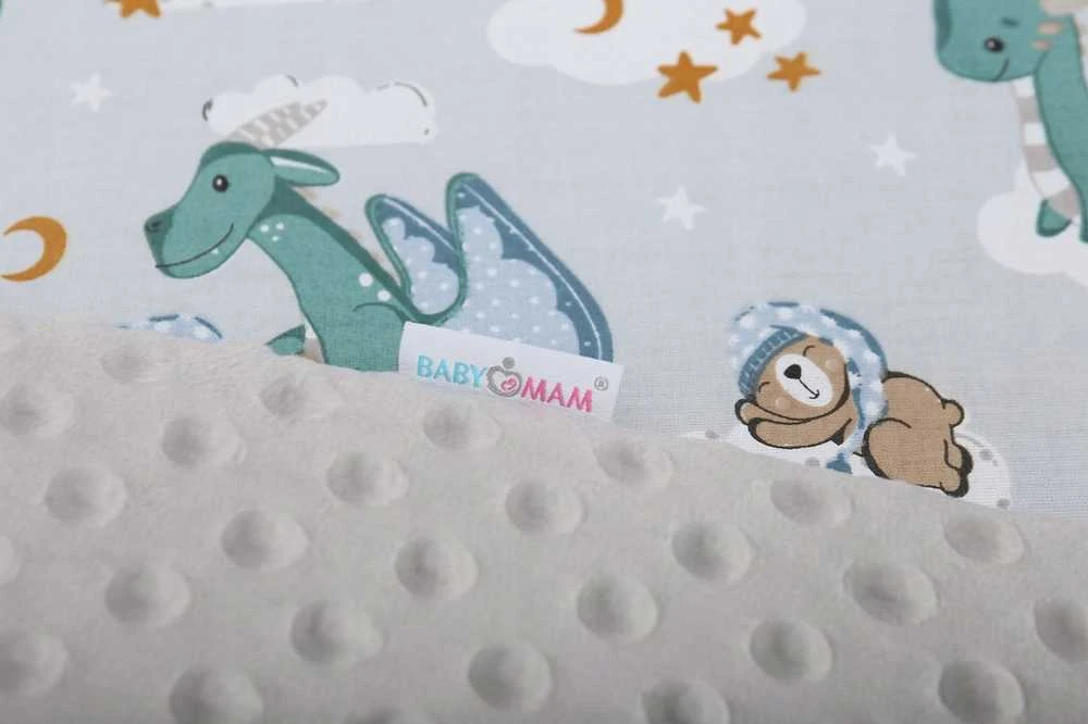 Babymam minkšta kūdikio lovytės apsauga, 180x30 cm