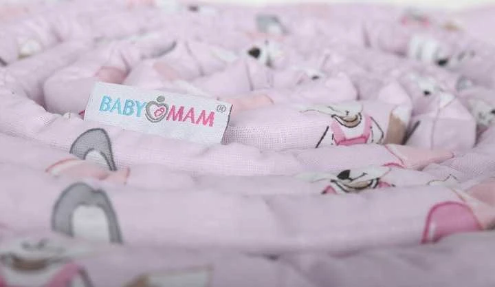 Babymam minkšta kūdikio lovytės apsauga, 360x30 cm