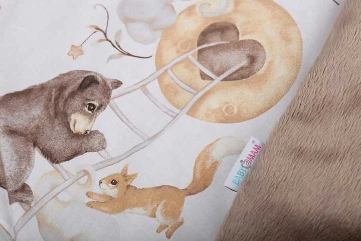 Babymam Vaikiškas dvipusis pledas 75x50 cm