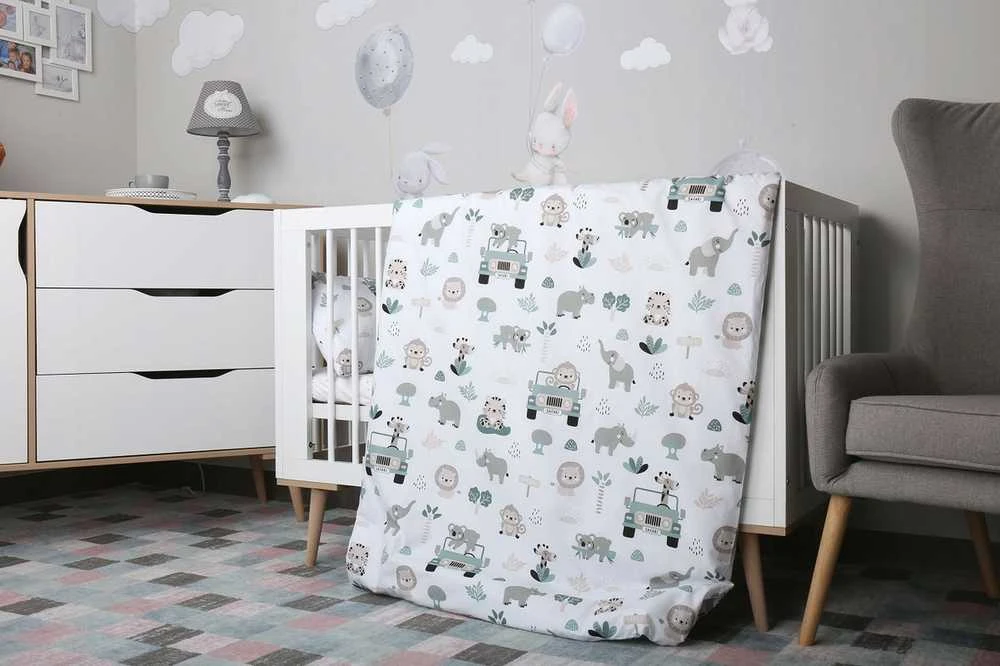 Babymam Vaikiškas patalynės komplėktas 2 dalių, 120x90 cm