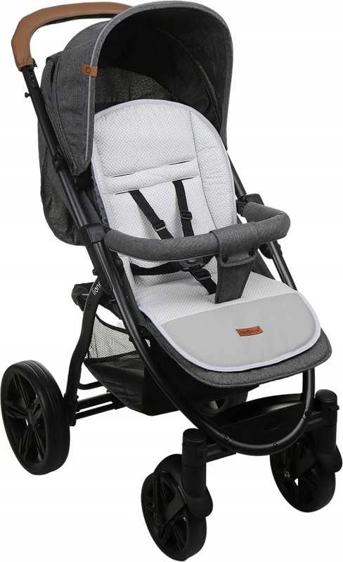Babymam Vaikiško vežimėlio dvipusis įdėklas 80x40 cm