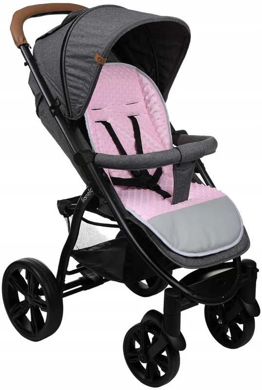 Babymam Vaikiško vežimėlio dvipusis įdėklas 80x40 cm
