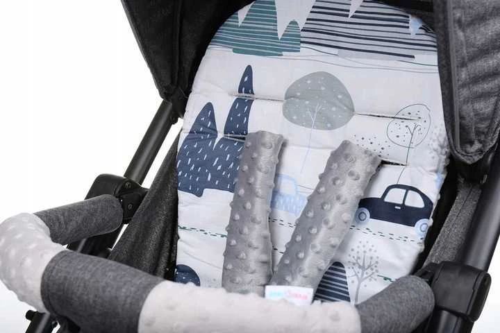 Babymam Vaikiško vežimėlio dvipusis įdėklas 71x35 cm