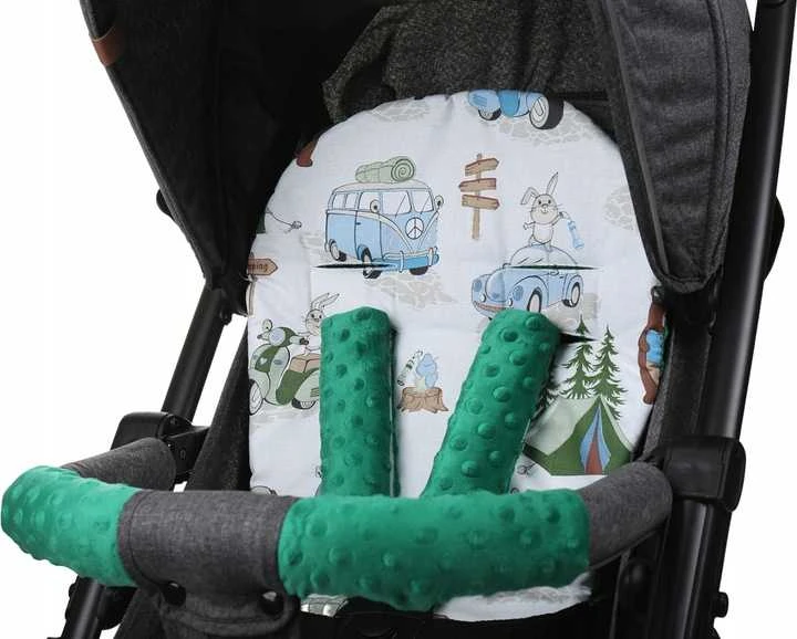 Babymam Vaikiško vežimėlio dvipusis įdėklas 71x35 cm