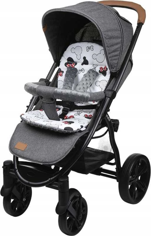Babymam Vaikiško vežimėlio dvipusis įdėklas 71x35 cm