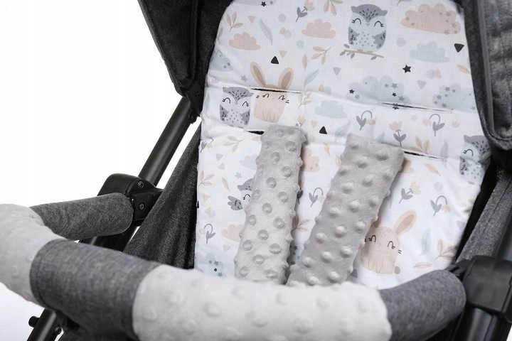 Babymam Vaikiško vežimėlio dvipusis įdėklas 71x35 cm
