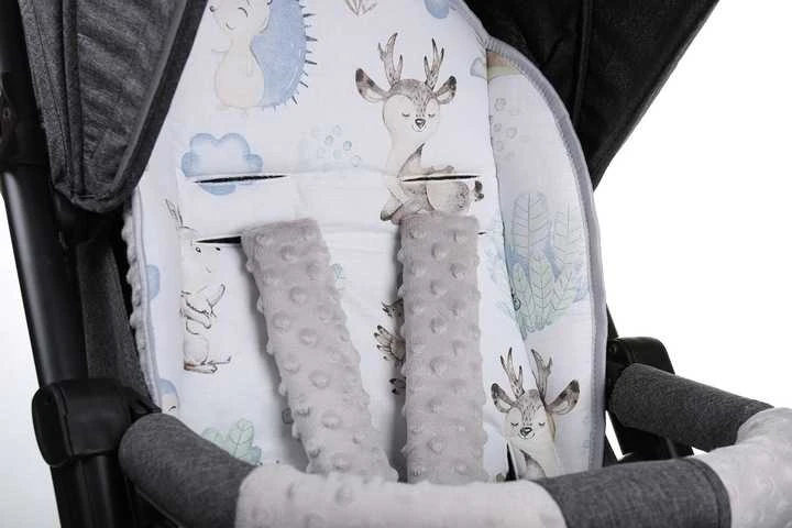 Babymam Vaikiško vežimėlio dvipusis įdėklas 80x40 cm