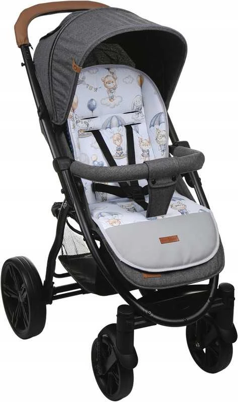 Babymam Vaikiško vežimėlio dvipusis įdėklas 80x40 cm