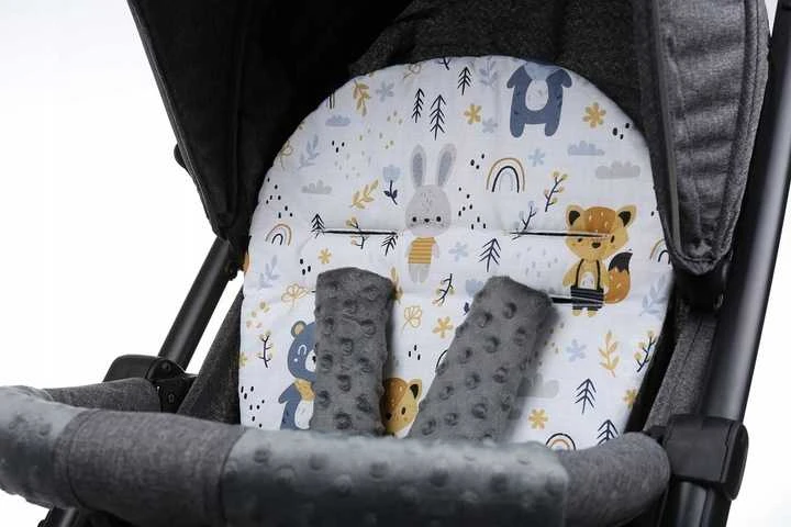 Babymam Vaikiško vežimėlio dvipusis įdėklas 71x35 cm