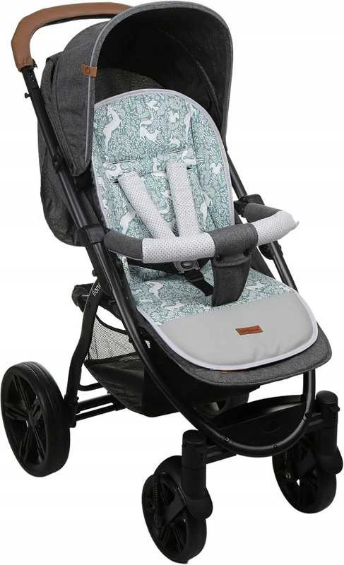 Babymam Vaikiško vežimėlio dvipusis įdėklas 80x40 cm