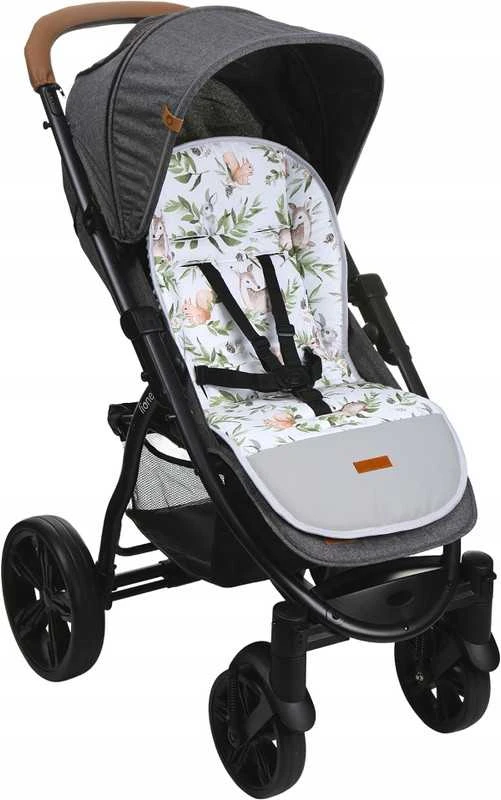 Babymam Vaikiško vežimėlio dvipusis įdėklas 80x40 cm