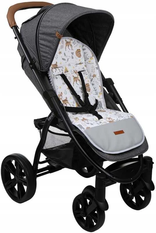 Babymam Vaikiško vežimėlio dvipusis įdėklas 80x40 cm