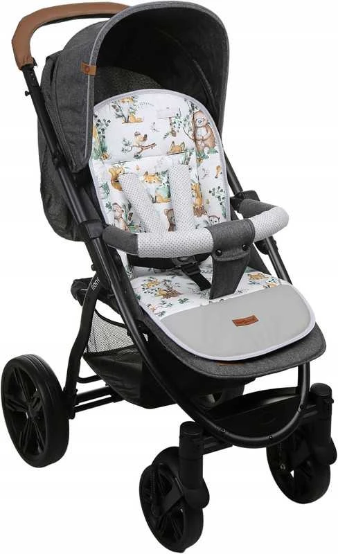 Babymam Vaikiško vežimėlio dvipusis įdėklas 80x40 cm