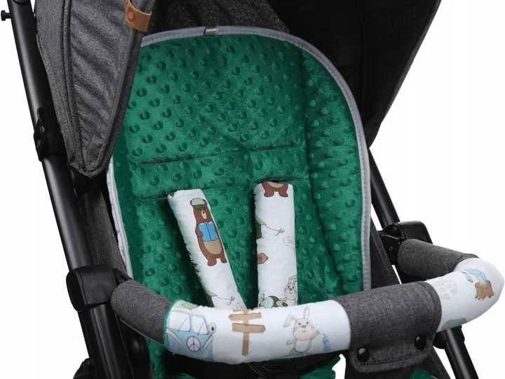 Babymam Vaikiško vežimėlio dvipusis įdėklas 80x40 cm