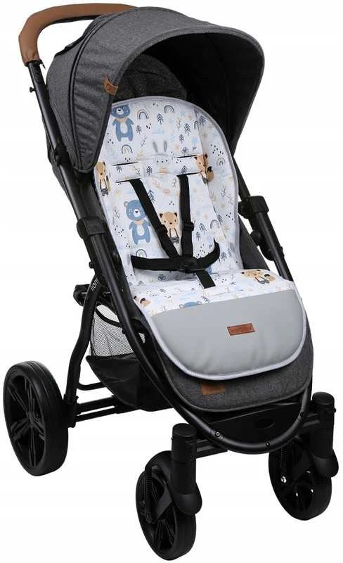 Babymam Vaikiško vežimėlio dvipusis įdėklas 80x40 cm