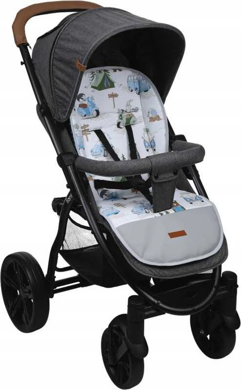 Babymam Vaikiško vežimėlio dvipusis įdėklas 80x40 cm