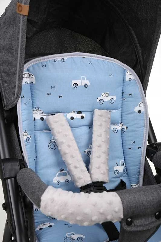 Babymam Vaikiško vežimėlio dvipusis įdėklas 80x40 cm
