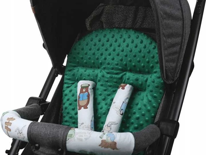 Babymam Vaikiško vežimėlio dvipusis įdėklas 71x35 cm
