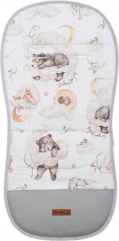 Babymam Vaikiško vežimėlio dvipusis įdėklas 80x40 cm