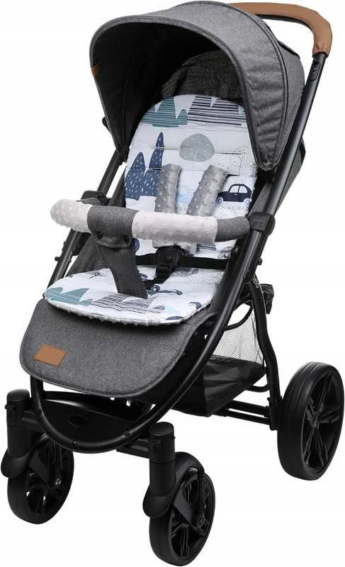 Babymam Vaikiško vežimėlio dvipusis įdėklas 71x35 cm