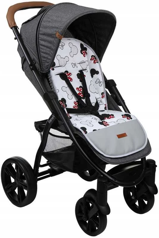 Babymam Vaikiško vežimėlio dvipusis įdėklas 80x40 cm