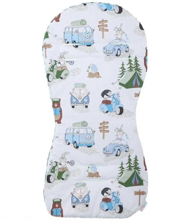 Babymam Vaikiško vežimėlio dvipusis įdėklas 71x35 cm