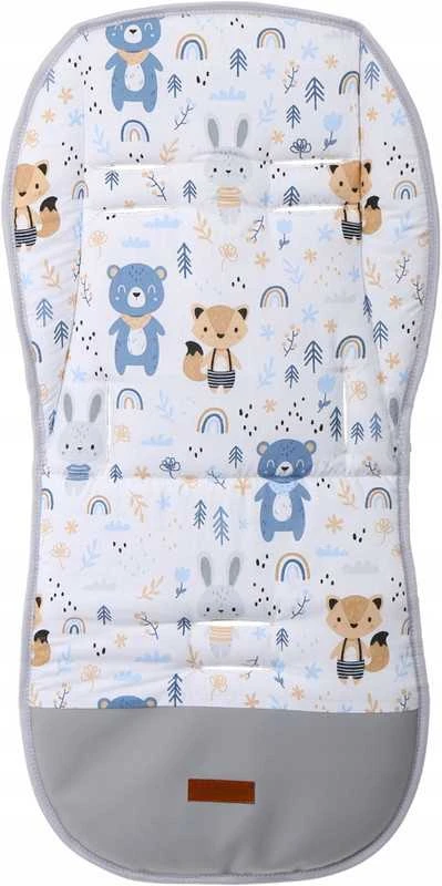 Babymam Vaikiško vežimėlio dvipusis įdėklas 80x40 cm