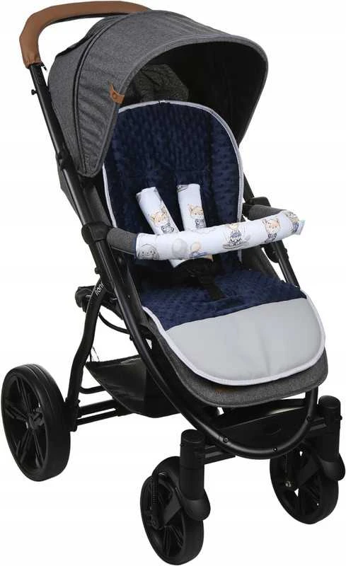Babymam Vaikiško vežimėlio dvipusis įdėklas 80x40 cm