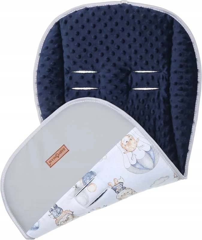 Babymam Vaikiško vežimėlio dvipusis įdėklas 80x40 cm