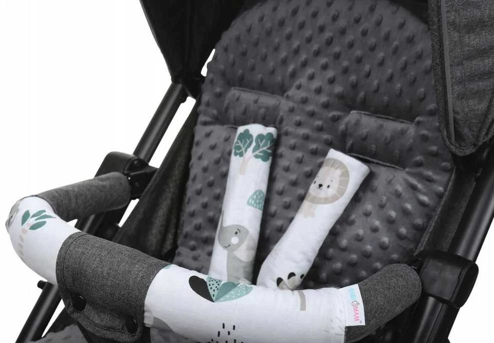 Babymam Vaikiško vežimėlio dvipusis įdėklas 71x35 cm