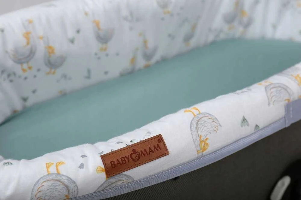 Babymam Vežimėlio lopšio čiužinys ir paklodė