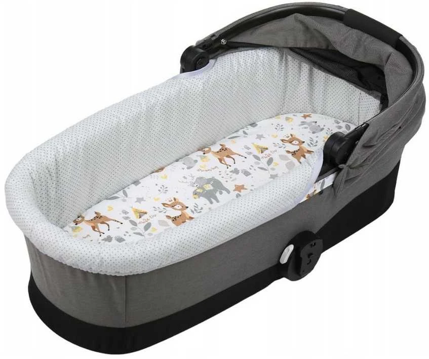 Babymam Vežimėlio lopšio komplektas, įdėklas ir čiužinio paklodė