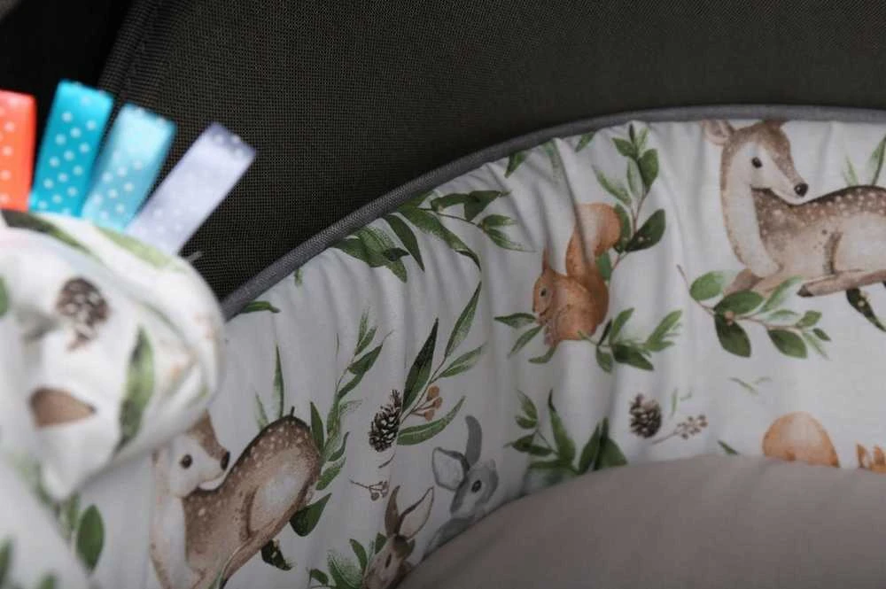 Babymam Vežimėlio lopšio komplektas, įdėklas ir čiužinio paklodė